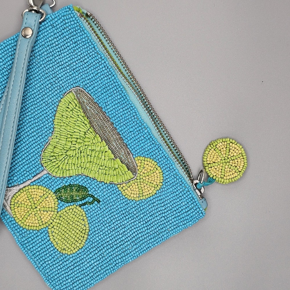 Chico's Beaded Margarita Madness Wristlet Purse - Picture 2 of 11